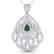 2 CTW Emerald & Micro Pave VS/SI Diamond Designer