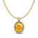 2.50 CTW Citrine & Micro Pave VS/SI Diamond Necklace - 2