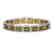 26.38 CTW Tourmaline & Diamond Halo Bracelet 10K Rose