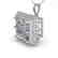 1 CTW VS/SI Princess Diamond Solitaire Necklace 14K