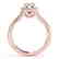 0.75 CTW Certified VS/SI Diamond Solitaire Halo Ring - 2