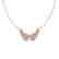 0.40 CTW Micro Pave VS/SI Diamond Angel Wing Necklace