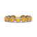 24 CTW Citrine & Micro Pave VS/SI Diamond Bracelet 10K