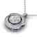 1.02 CTW Certified VS/SI Diamond Art Deco Necklace 18K - 2