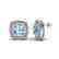 4.05 CTW Sky Blue Topaz & Micro VS/SI Diamond Halo - 2