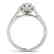 0.8 CTW Certified VS/SI Diamond Solitaire Halo Ring 14K - 2