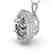 1 CTW VS/SI Oval Cut Diamond Solitaire Necklace 14K