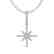 0.38 CTW Micro Pave VS/SI Diamond Necklace 18K White