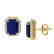 14 CTW Sapphire And Micro Pave VS/SI Diamond Halo - 2