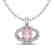 1.75 CTW Morganite & Micro Pave VS/SI Diamond Necklace