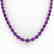 72 CTW Amethyst & VS/SI Diamond Tennis Micro Pave Halo - 2