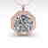 1.50 CTW Certified VS/SI Diamond Necklace 14K Rose Gold - 2
