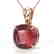 6 CTW Cushion Cut Pink Tourmaline Designer Solitaire