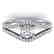 1.05 CTW Certified VS/SI Diamond Art Deco Ring 18K