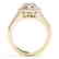 2.17 CTW Certified VS/SI Diamond Solitaire Halo Ring - 2