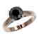 2 CTW Fancy Black VS Diamond Solitaire Engagement Ring - 2