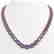 56.69 CTW Tanzanite & Diamond Halo Necklace 10K Rose