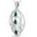 3.50 CTW Emerald & Micro Pave VS/SI Diamond Heart - 2