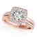 0.85 CTW Certified VS/SI Diamond Solitaire Halo Ring - 2