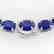 54.25 CTW Sapphire & VS/SI Diamond Tennis Micro Pave