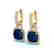 6 CTW Sapphire & Micro Pave VS/SI Diamond Earrings 18K