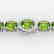 32 CTW Peridot & VS/SI Diamond Tennis Micro Pave Halo