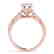 1.2 CTW Certified VS/SI Diamond Solitaire Ring 14K Rose - 2