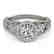 1.25 CTW Certified VS/SI Diamond Solitaire Halo Ring