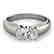 0.5 CTW Certified VS/SI Diamond Solitaire Ring 14K