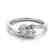 0.75 CTW Certified VS/SI Diamond 2 Stone 2 Stone Ring