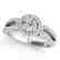 0.9 CTW Certified VS/SI Diamond Solitaire Halo Ring 14K