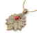 3 CTW Ruby & Micro Pave VS/SI Diamond Designer Necklace