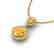 2.63 CTW Citrine & Micro VS/SI Diamond Necklace - 2