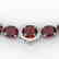 145 CTW Garnet & VS/SI Diamond Halo Micro Solitaire