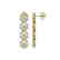5.36 CTW Diamond Designer Earrings 18K Yellow Gold - 2