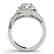 1.5 CTW Certified VS/SI Diamond Solitaire Halo Ring 14K - 2