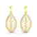 2 CTW Micro Pave VS/SI Diamond Designer Earrings 18K