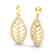 2 CTW Micro Pave VS/SI Diamond Designer Earrings 18K - 2