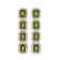 12.41 CTW Tourmaline & Diamond Halo Earrings 10K Rose