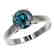 2 CTW Certified Intense Blue SI Diamond Solitaire - 2