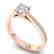 1.01 CTW Certified VS/SI Diamond Solitaire Art Deco - 2