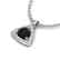 1.75 CTW Micro Pave Halo VS/SI Diamond Necklace 18K - 2