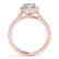 1.7 CTW Certified VS/SI Diamond Solitaire Halo Ring 14K - 2