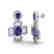 9.26 CTW Tanzanite & Micro Pave VS/SI Diamond Earrings - 2