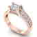 2.55 CTW Certified VS/SI Diamond Art Deco Micro Ring - 2
