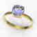 2 CTW Cushion Cut Tanzanite Designer Engagement Ring - 2