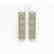 5.31 CTW Princess Diamond Designer Earrings 18K Yellow