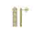 5.31 CTW Princess Diamond Designer Earrings 18K Yellow - 2