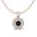 0.70 CTW Micro Pave VS/SI Diamond Designer Necklace 14K