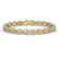 10.48 CTW Morganite & Diamond Halo Bracelet 10K Yellow